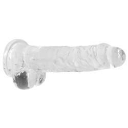 Real Rock Crystal Gode Crystal Clear 16 x 4cm Transparent